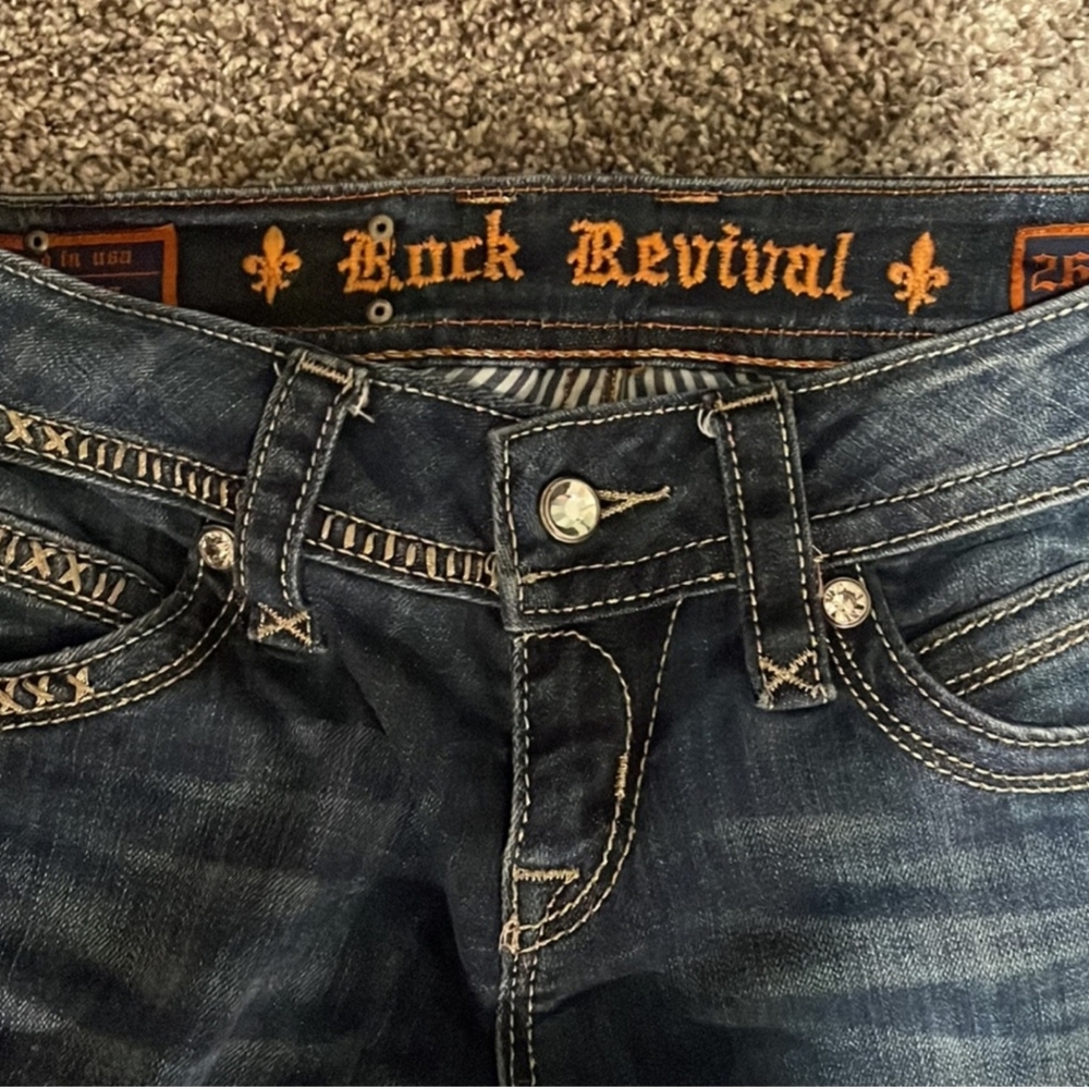 Women’s rock revival jeans, size 26 boot cut
